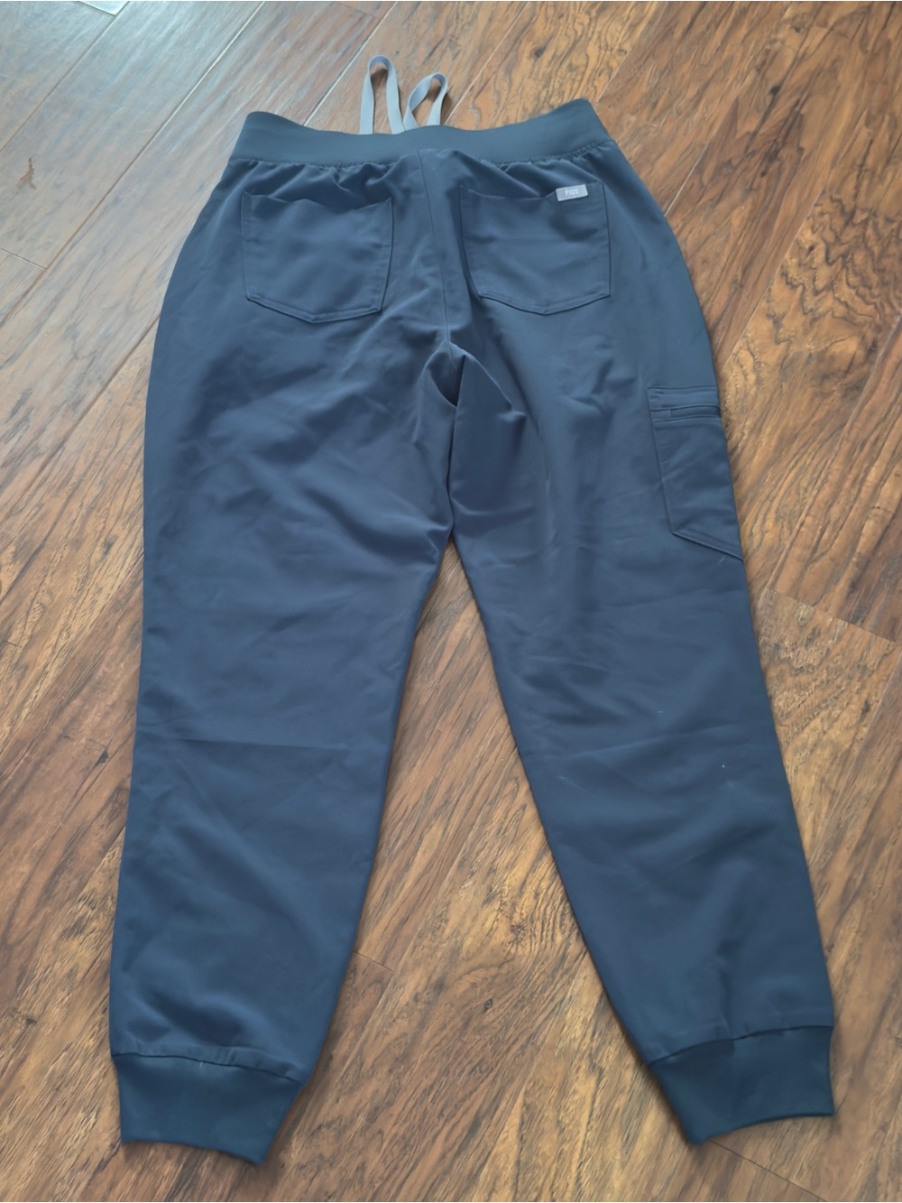 Figs Women's Navy Jogger Scrub Pants - Picture 2 of 4
